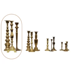 vintage XL Brass Candlesticks