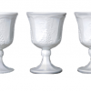 milk glass goblets