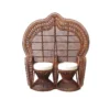 nasrina double peacock chair rental front