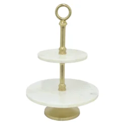 Totori Marble Tiered Stand