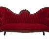 Hypnos deep red sofa rental