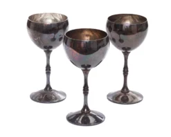 Silver Metal Goblets