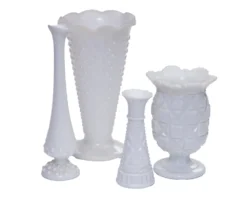 Milk Glass Vases