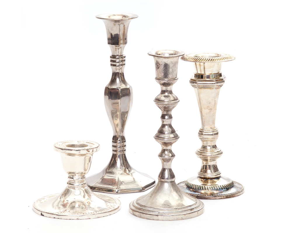 Silver Candlesticks - Violet Vintage Rentals