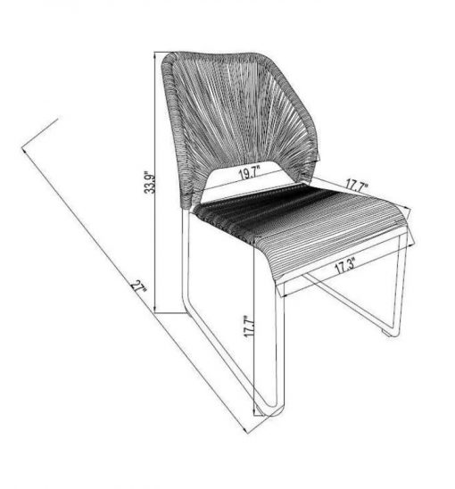 Dimensions of Hans Chair