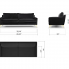 Dimensions of Parker Sofa