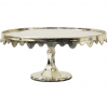 Silver mercury cake stand