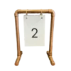 Small Copper Sign Stand 7x10