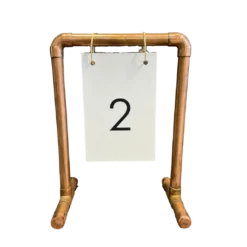 Small Copper Sign Stand 7x10