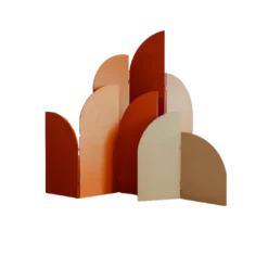 Bi-fold and Tri-fold panels with arched tops.