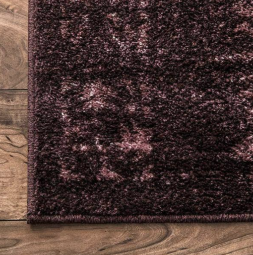 Close up of corner of rug