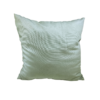 Sea green square pillow