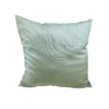 Sea green square pillow