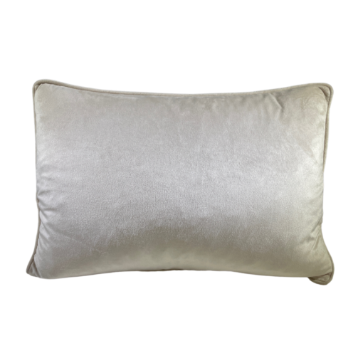 Rectangular solid pillow in beige