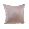 Light pink velvet square pillow