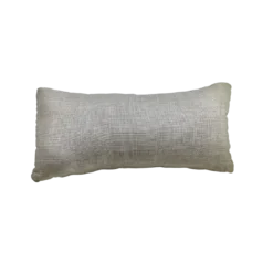 Gray rectangular pillow