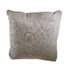 Solid light brown square pillow