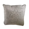 Solid light brown square pillow