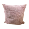 Oversized square pillow in light pink