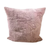 Oversized square pillow in light pink