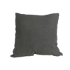 Dark gray square pillow