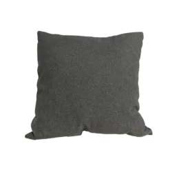 Dark gray square pillow