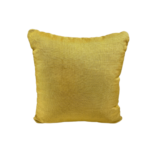 Yellow / Amber square pillow