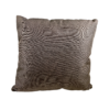 Solid brown square pillow