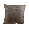 Solid brown square pillow
