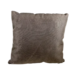 Solid brown square pillow