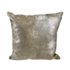 Shimmering gold square pillow