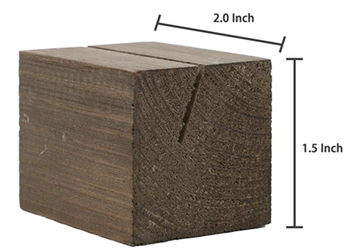 Showing dimensions 2 inches by 1.5 inches