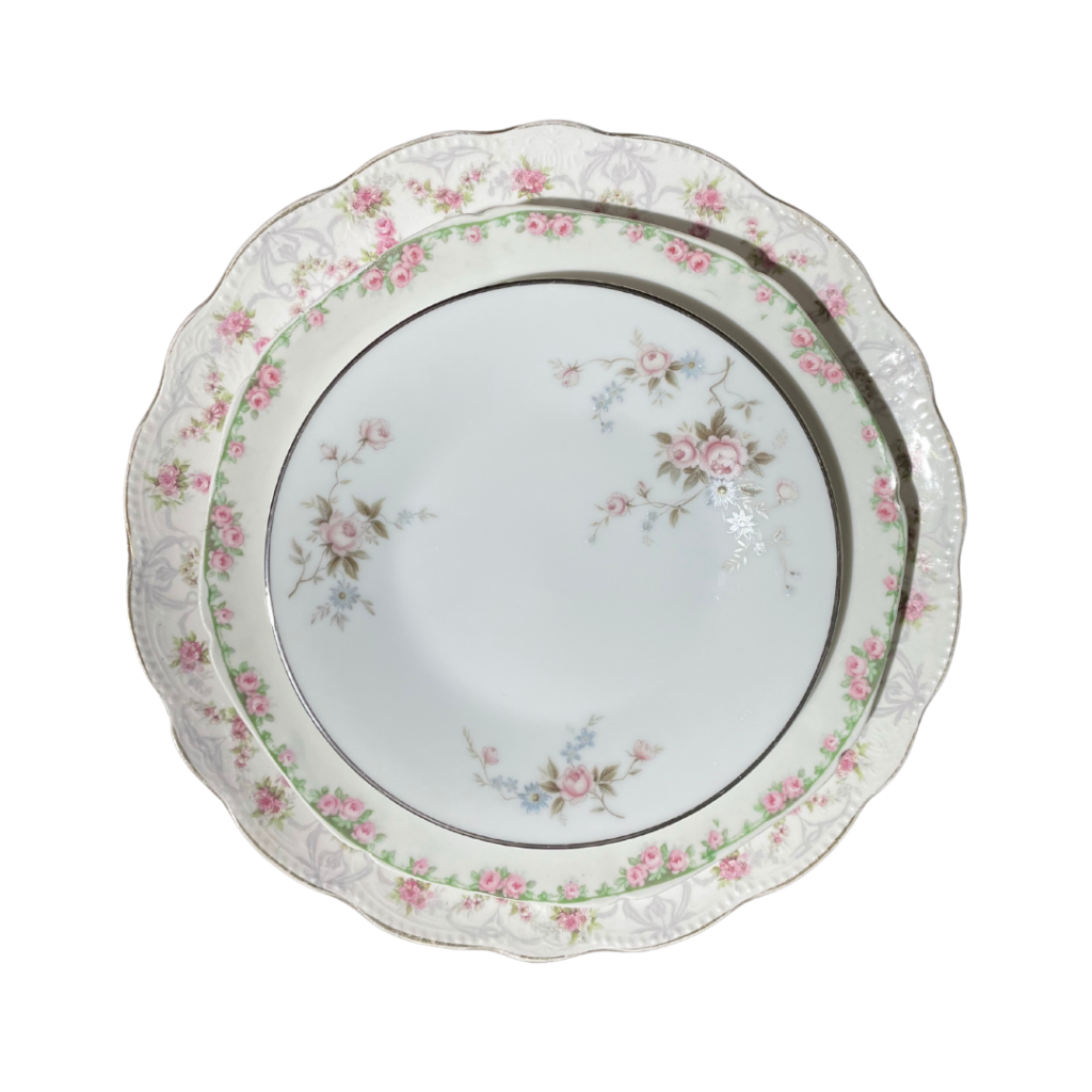 pink-vintage-mismatched-china-plates-violet-vintage-rentals