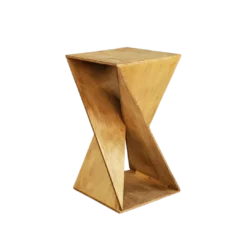 Wooden high-top cocktail table for receptions or corporate events