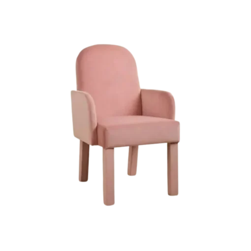 Siena soft pink velvet chair rental from Violet Vintage Rentals in Indianapolis