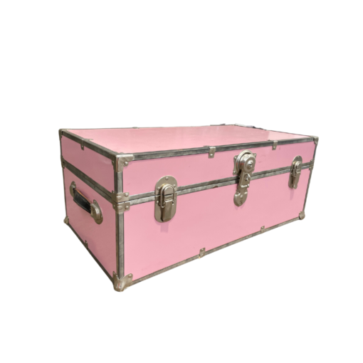 Open trunk with clean light colored wood inside.