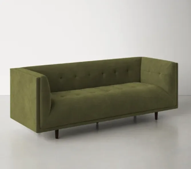 oliver green sofa side view WEBP additional angle of green sofa