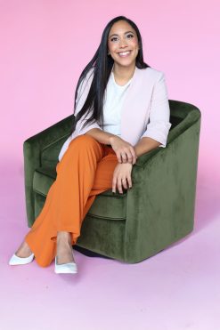 Women sitting in chair