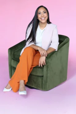 Women sitting in chair