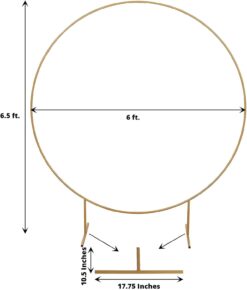 Dimensions of Hoop Arch Backdrop