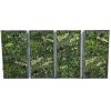 Multiple single panels of the Botanical Bliss Vertical Greenery Wall arranged separately, displaying versatility in use