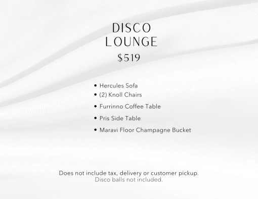 Disco lounge details