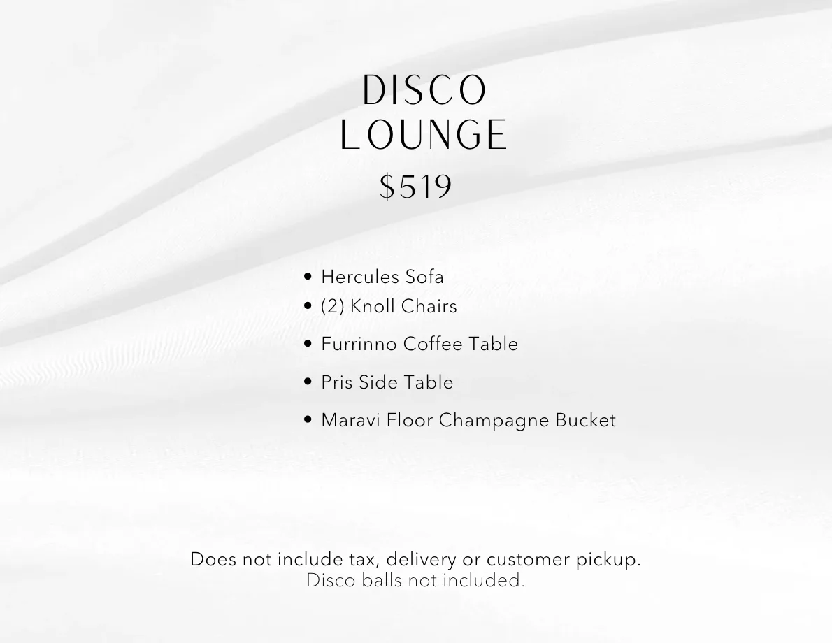 Disco Lounge Package Details WEBP Disco lounge details