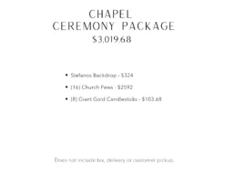 Package details.