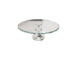 Glass cake stand