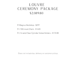 Package details.