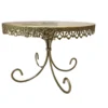 Gold cake stand