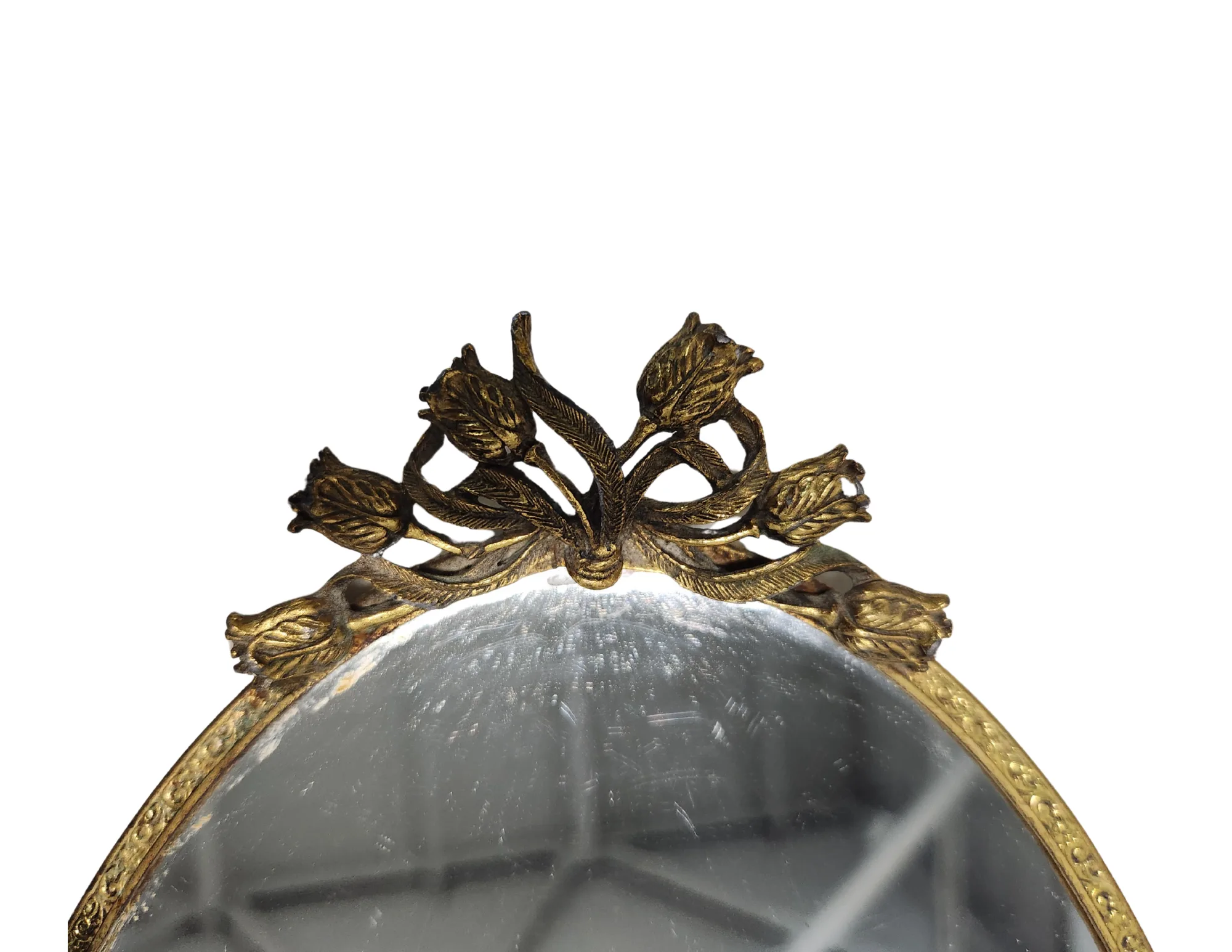 Misty Mirrored Tray Set (3) WEBP Tulip edging
