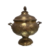 Gold Vase with lid