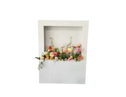 White, shadow box